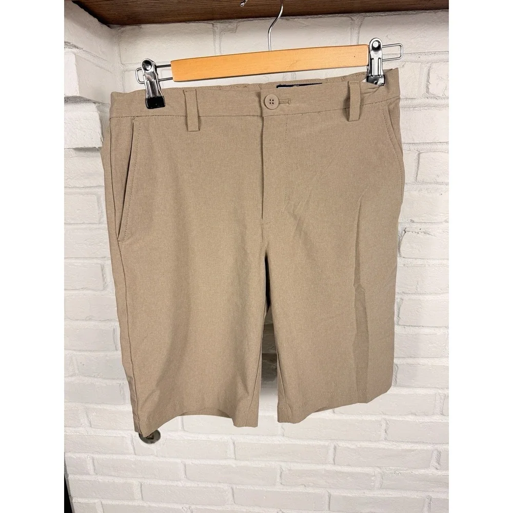 Vineyard Vines Performance Shorts Boys Size 16 Khaki Stretch Golf Chino